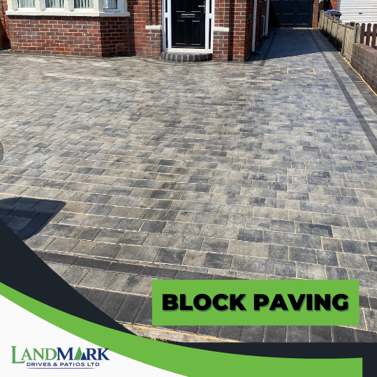 Block paving driveway in Aldershot installed by Landmark Drives & Patios