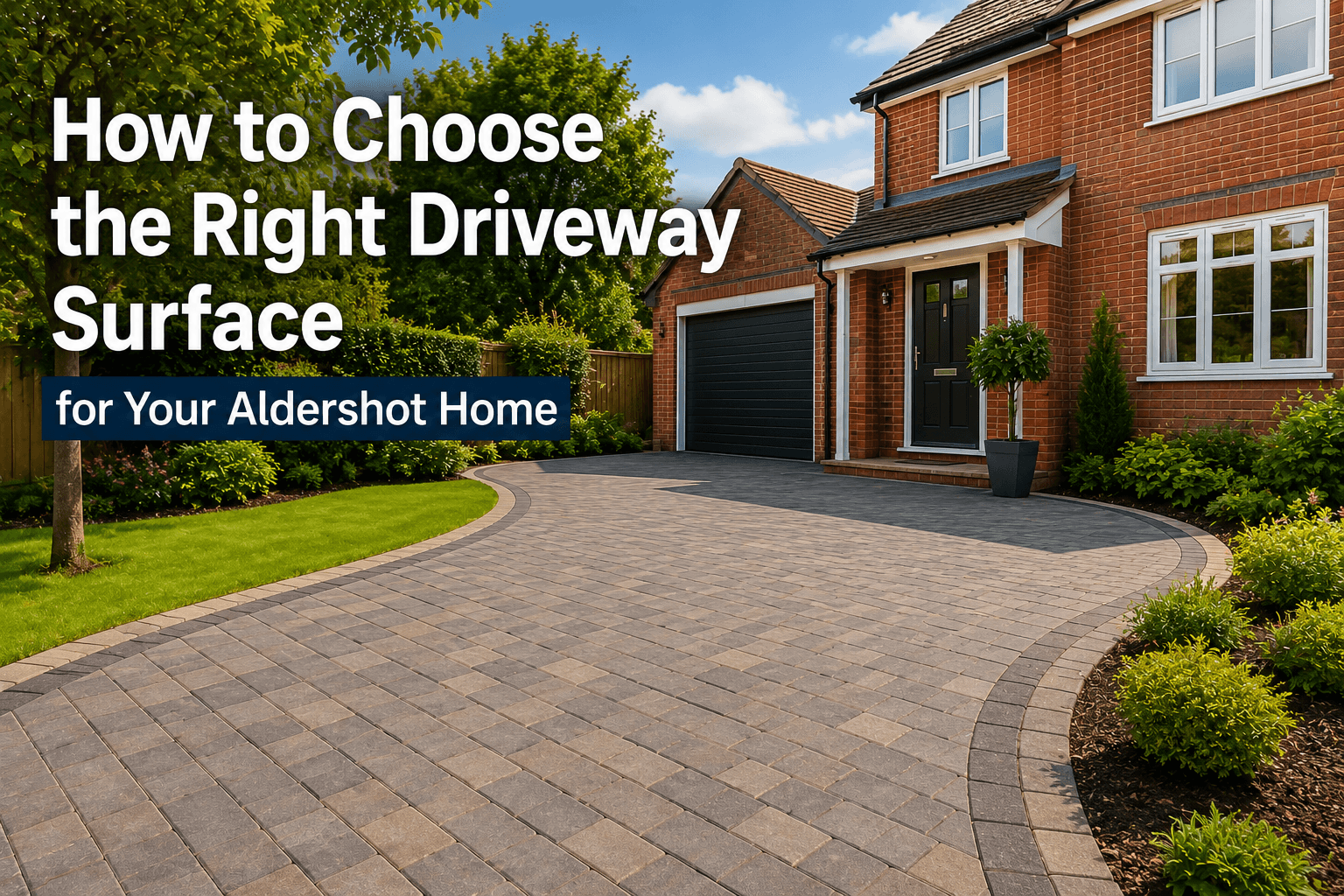 How to Choose the Right Driveway Surface for Your Aldershot Home