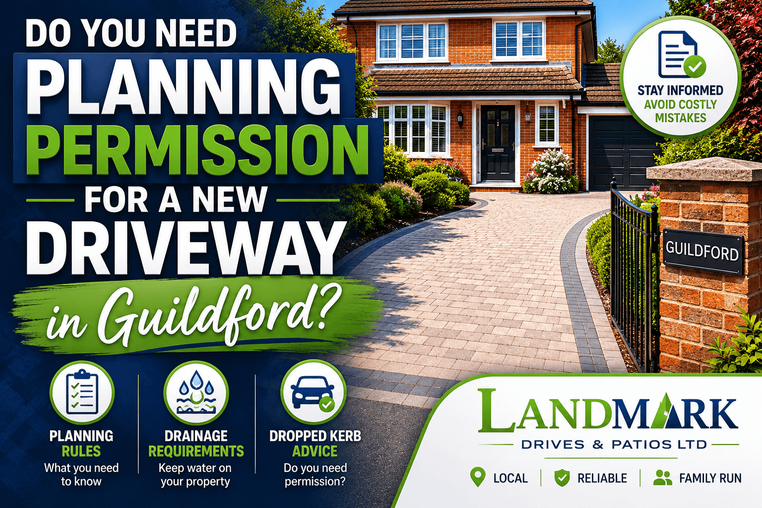 driveway planning permission in guildford